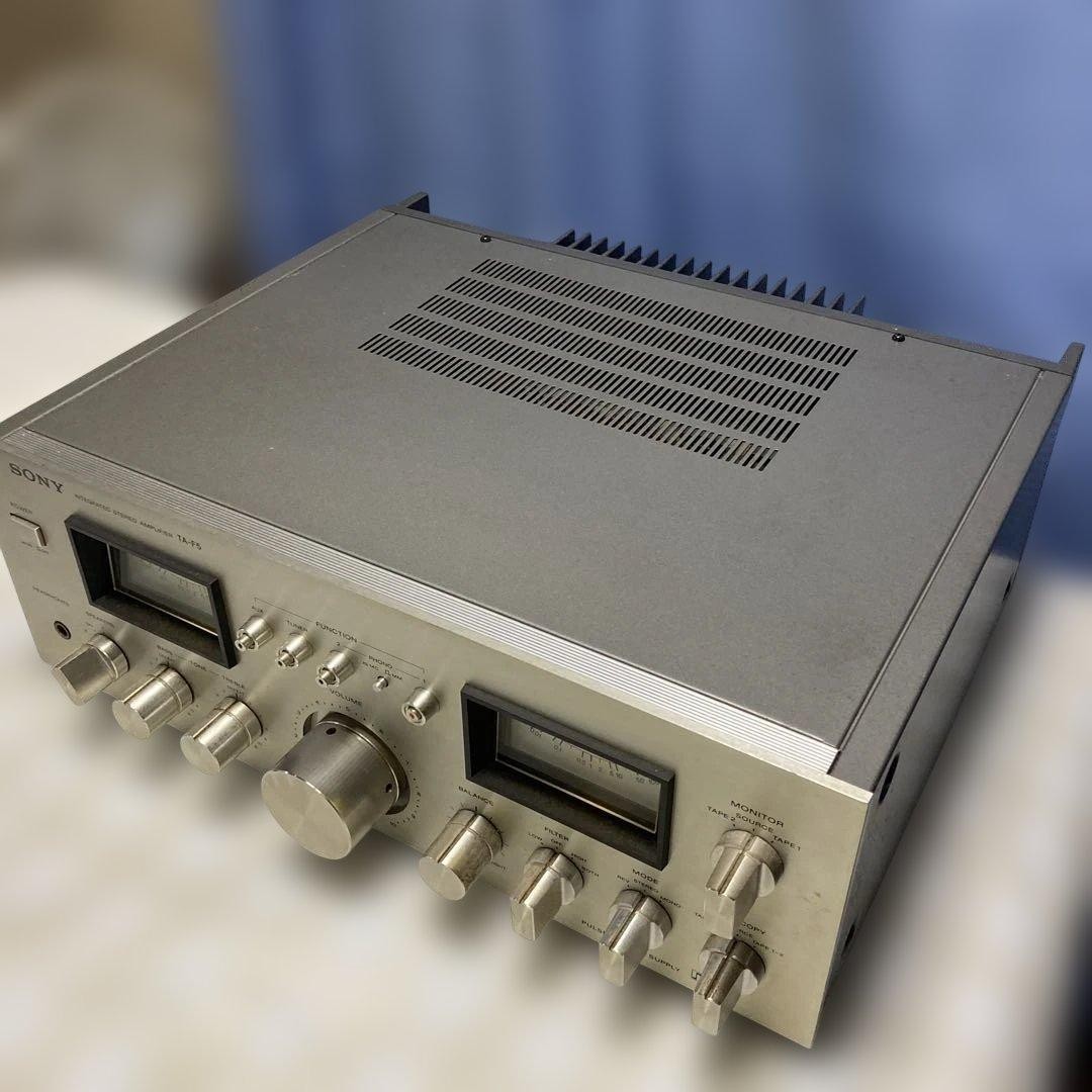 SONY ソニー TA-F5 プリメインアンプ 音響機器 Sony TA-F5 Integrated Amplifier Vintage Audio Equipment Silver
