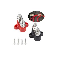 2Pcs 5/16"Bus Bar, Power Distribution Junction Block Post Positive Negative, M8