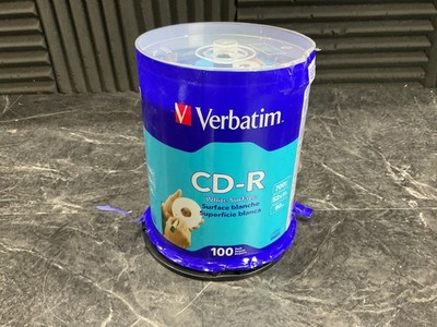 Verbatim 52x CD-R Media - 80 minuntes, 700MB 100 pack 94712      NEW