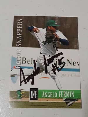 ツインカード アンゲセナーメン No.05 Angelo Fermin Minnesota Twins 2005 Grandstand Autograph Card #5