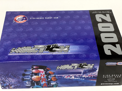 1/24 Action Divertente Auto Ford Mustang John Force 2002 Norwalk Pista CS3202 - Foto 3 di 5