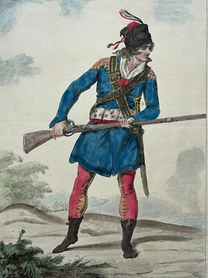 Costume Habit De Peintre Habit Militaire GRAVURE Denon JACQUES
