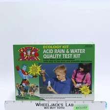 Acid Rain & Water Quality Test Kit Captain Planet 1991 Tiger Toys NEW SEALED