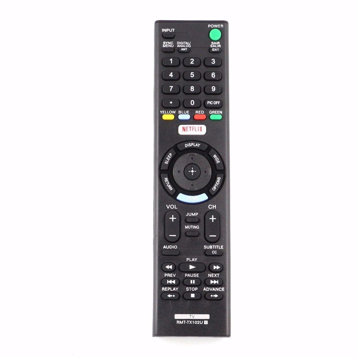 New RMT-TX102U for Sony TV Remote KDL-32W600D KDL32W650D KDL