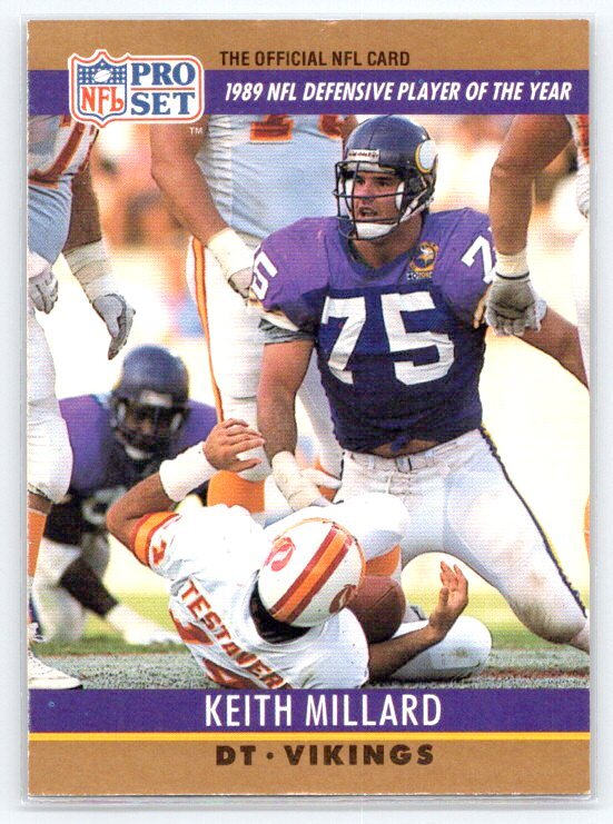 Keith Millard 1990 Pro Set Defensive Player of the Year #5