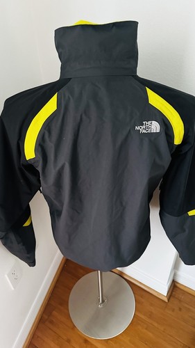 The North Face Mens Size Small Ski Jacket Hyvent Waterproof EUC Gray Yellow - Picture 2 of 15
