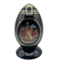 Russian Decorative Porcelain Hand Painted Egg 6276A Ruslan And Ludmila Fairytale