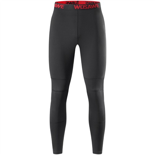 WOSAWE Breathable Elasticity Cycling Pants Mens Night Reflective Running Fitness - Picture 10 of 13
