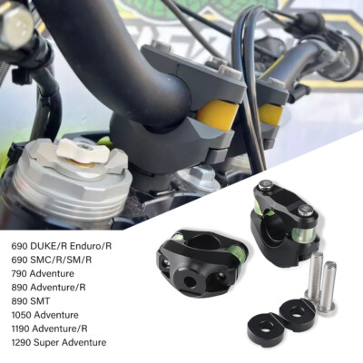 Handlebar Damper For 1290 Super Adventure 690 Duke R Handle Riser Clamps Kits