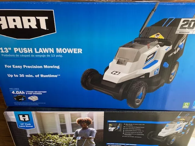 Compact lawn mower cordless hot sale