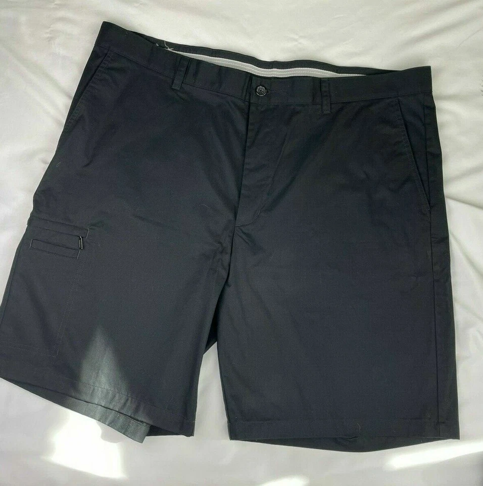 Pantalones cortos de golf Greg Norman Five Iron para hombre negros talla 42 Foto 4 de 4