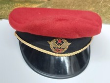 gorra de despachador vintage, ferrocarriles yugoslavos