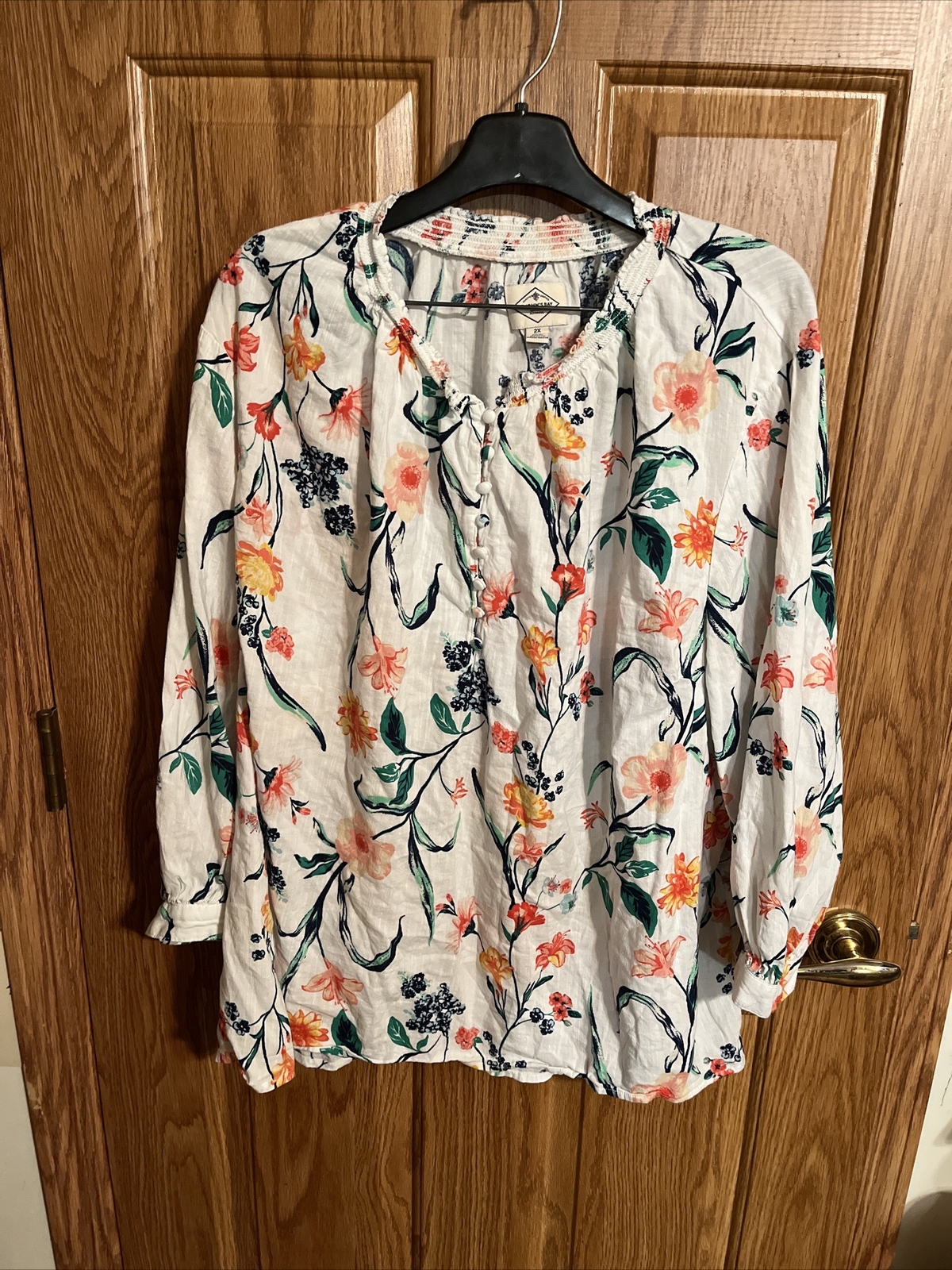 st john's bay peasant top
