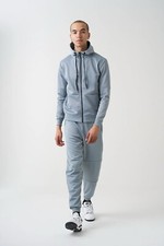 Heather Gray Tech Tracksuit Small