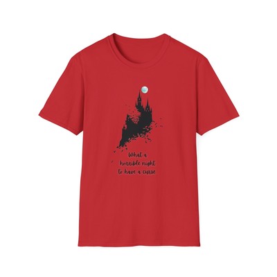Castlevania Castle Dracula T-Shirt - What a Horrible Night to Have a Curse