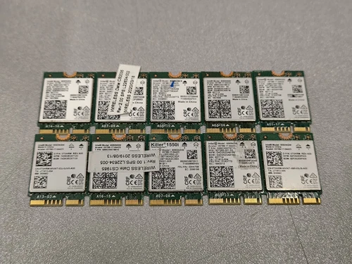 Lot of 10 Intel 9560NGW WiFi Cards - Used, Fully Working