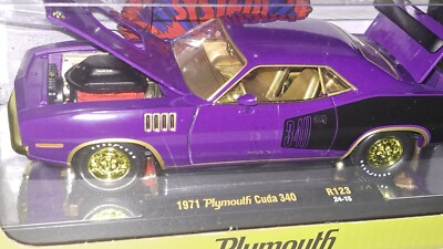M2 1971 Plymouth Cuda 340 1/24 Chase 750 World Wide | eBay