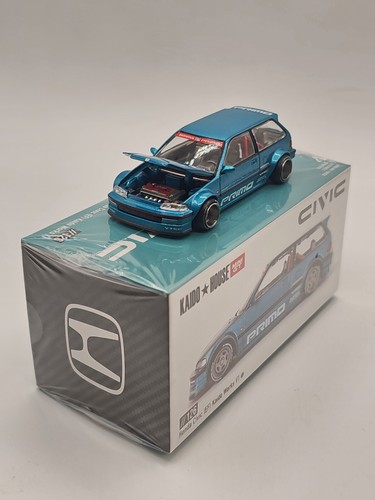 Kaido House x Mini GT Honda Civic EF Kaido Works V1 verde tahití #126 1/64 - Imagen 1 de 10