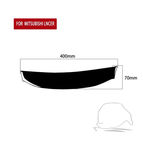 Accesorios de coche para Mitsubishi Lancer EVO X MR 2008-2015 piano de plástico negro - Imagen 11 de 17