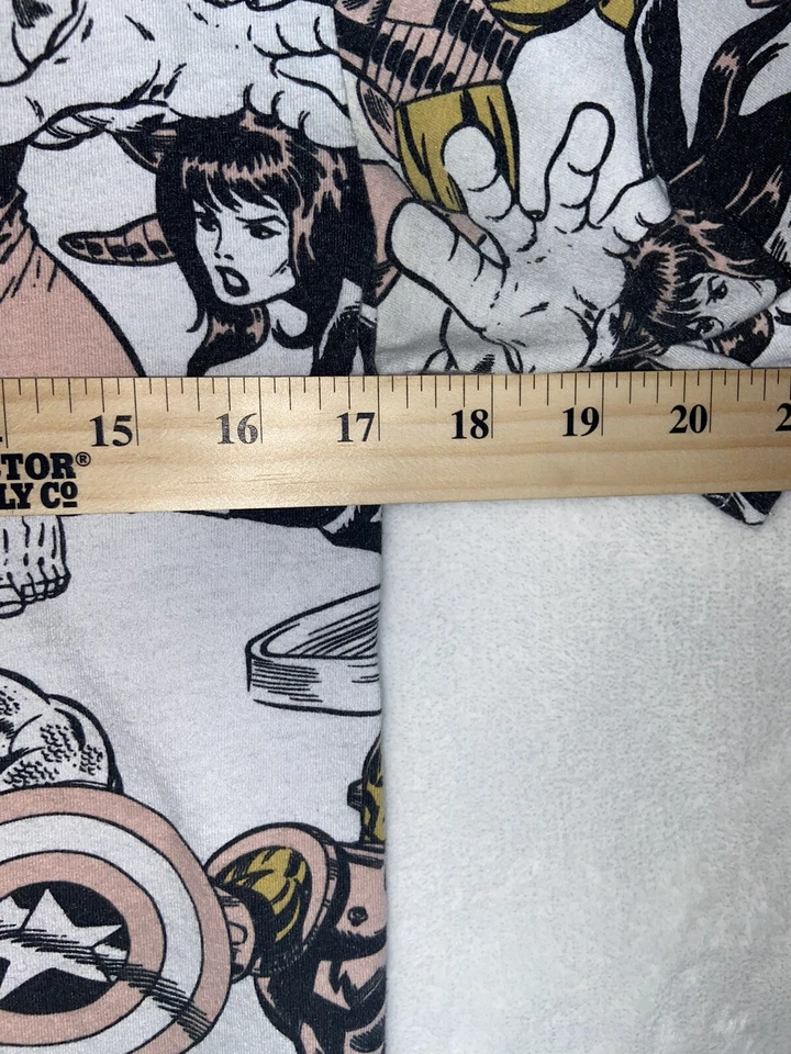 Marvel Avengers Iron Man Hulk Comics AOP Print T Shirt Boys Size Large L (14) - Image 4 of 4