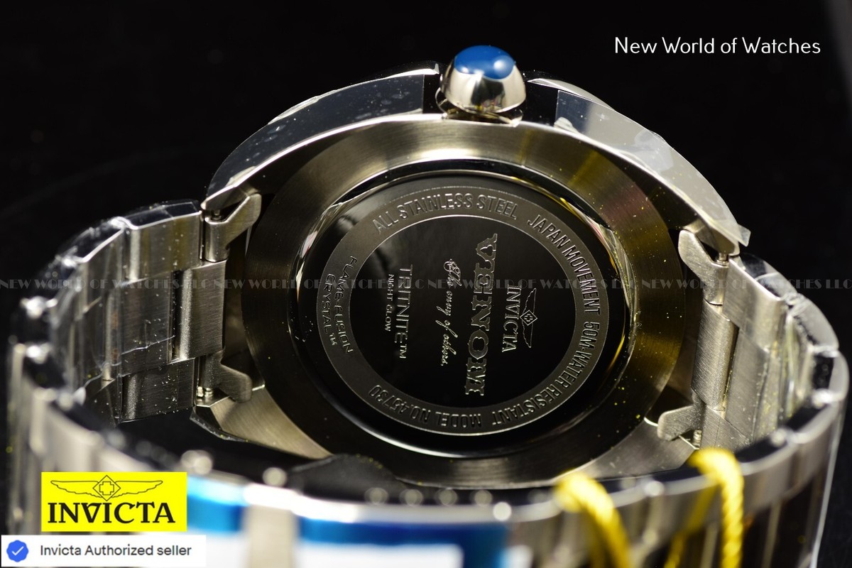 INVICTA 腕時計　Venom！終了間近！！ Invicta Men's VENOM Blue Chronograph Dial 50mm CHROME SILVER