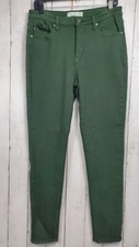 KanCan Women's Jeans Size 30 Stretch Olive Green Mid Rise Skinny Leg Pants GUC 