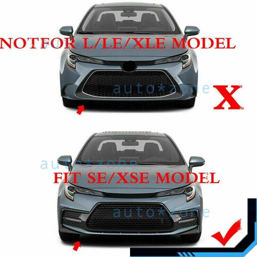 Para Toyota Corolla 2019-2022 negro faro delantero borde pegatina párpados*2 - Imagen 2 de 5