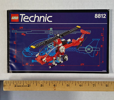 LEGO 8812 Instruction Manual Only Technic 1994 Aero Hawk II Helicopter