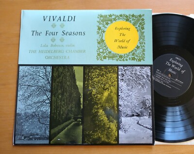 EXP 11 Vivaldi The Four Seasons Lola Bobesco NEAR MINT Stereo Vinyl ORYX