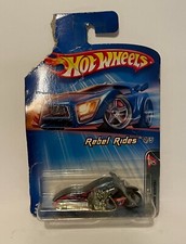 Hot Wheels Scorchin Scooter #079 (Black) 2004 Rebel Rides 4/5 G6816