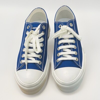 Burberry Jack Low Top Men's Sneakers Deep Royal Blue Size 8  US / 41 IT NEW