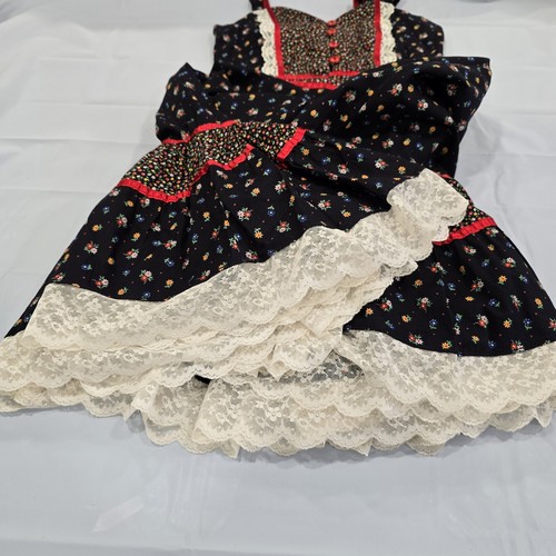 Gunne Sax By Jessica San Francisco Vintage 1970s Sundress Dress Size 9 Floral - Picture 19 of 22