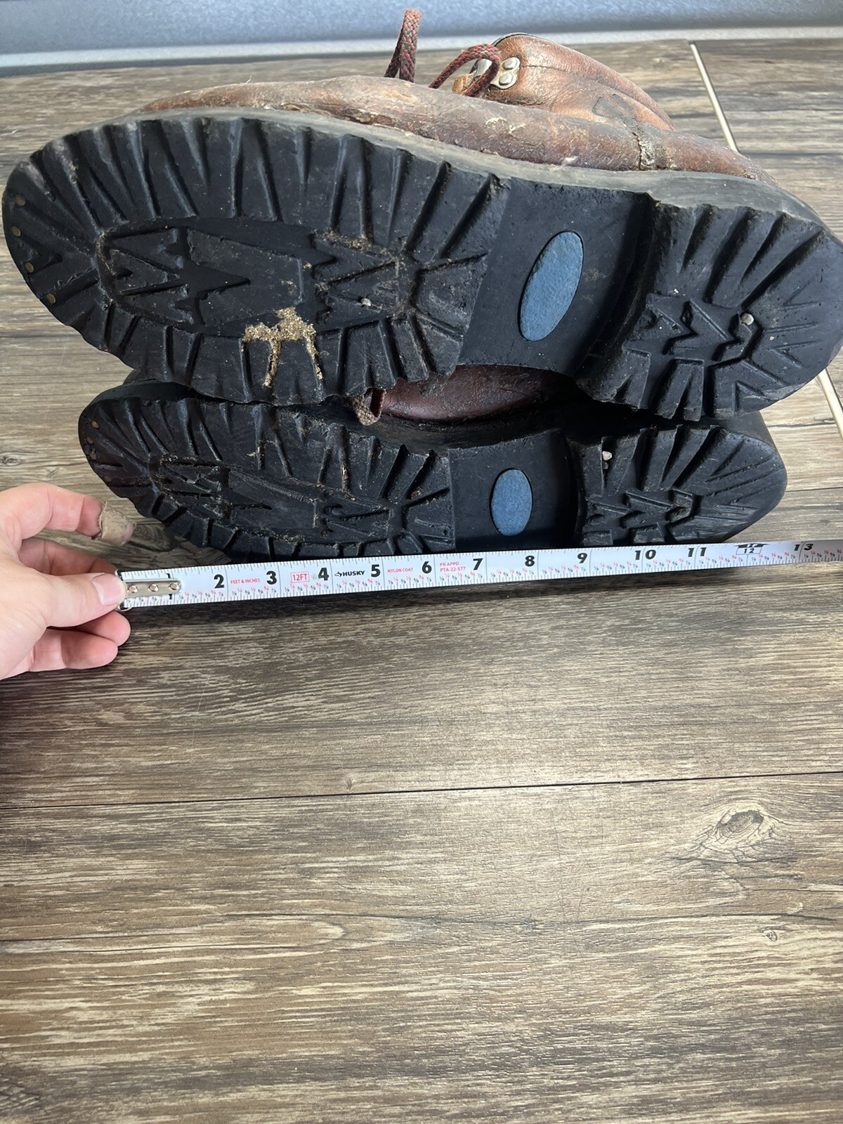 VTG Vasque Men's Brown Heavy Leather Boot US Hiking Mountaineering