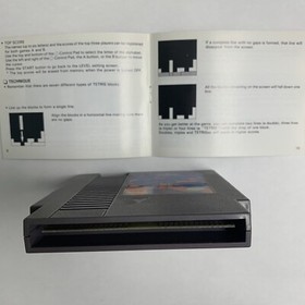 TETRIS -- NES Nintendo Original Puzzle Game + INSTRUCTIONS MANUAL BOOKLET