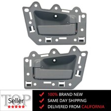 For Jeep Grand Cherokee 2005-2010 2pcs Front Left Right Inside Door Handle Gray