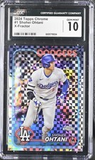 2024 Topps Chrome Shohei Ohtani X-Fractor #1 CGC 10 GEM MINT Dodgers