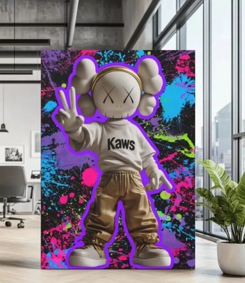 Hypebeast Decor | Kaws Figure | Hypebeast Decor Poster Sneakerhead