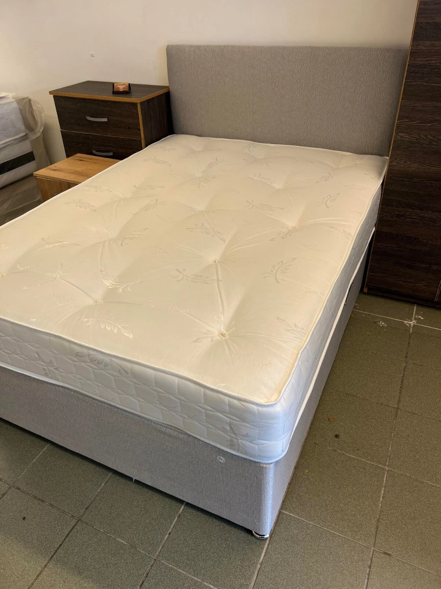 SPECIAL SIZE SHORT DOUBLE SMALL DOUBLE BED WITH FIRM EXTRA FIRM ORTHO MATTRESS