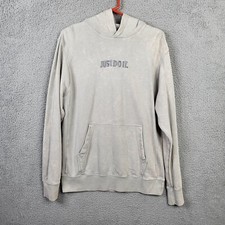 Nike Just Do it Unisex adult light gray Pull-over sweatshirt Hoodie Size M