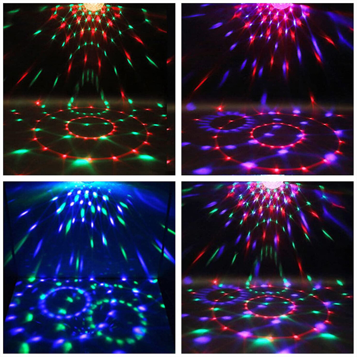 Disco Ball With Remote Control Dj Lighting, Sound Activated Party