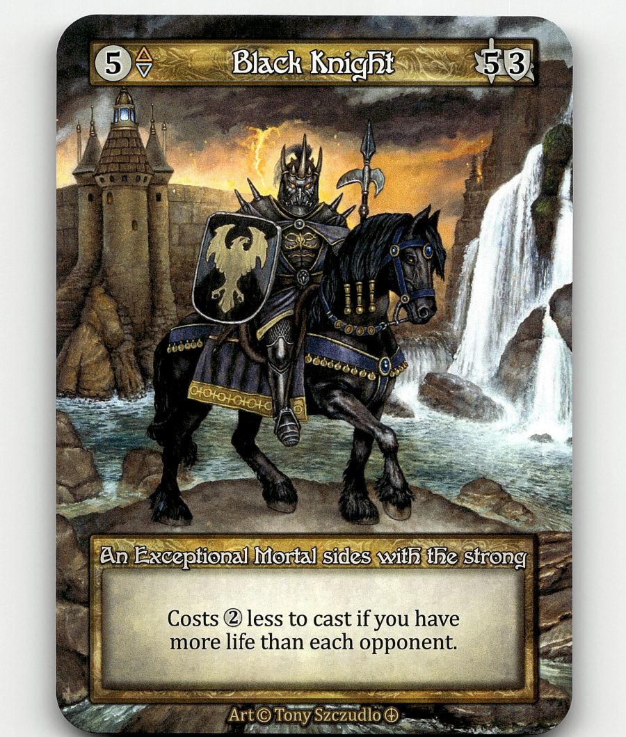 Sorcery: Contested Realm Black Knight - Arthurian Legends