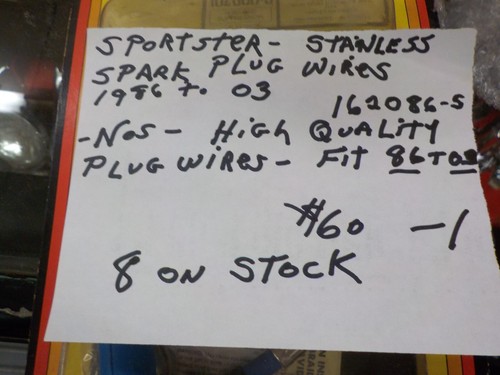 Sportster, Stainless Spark Plug Wires, 1986 to 03, 162086-5 - Picture 3 of 3