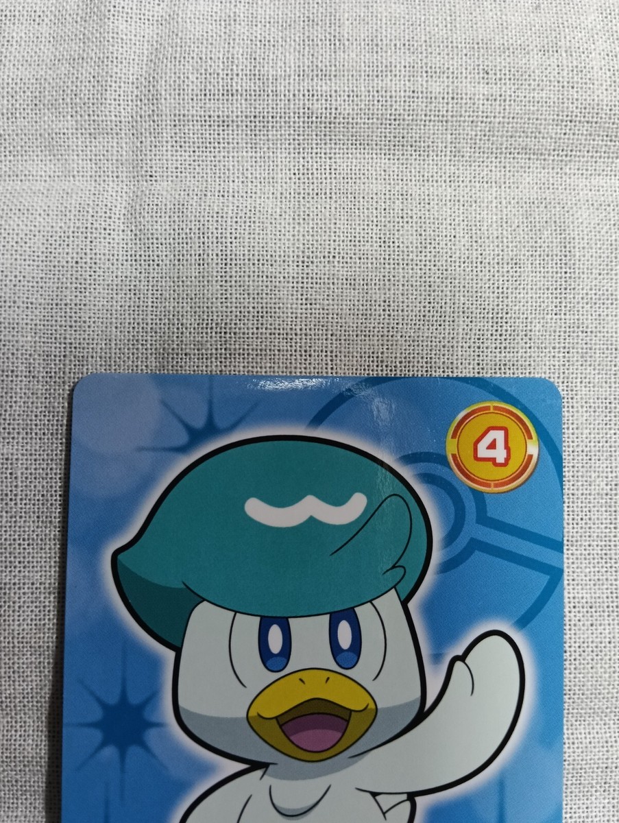 ポケモン - &lt;0&gt; Quaxly Pokemon Mega Get Card Japanese 2019 Bandai Namco