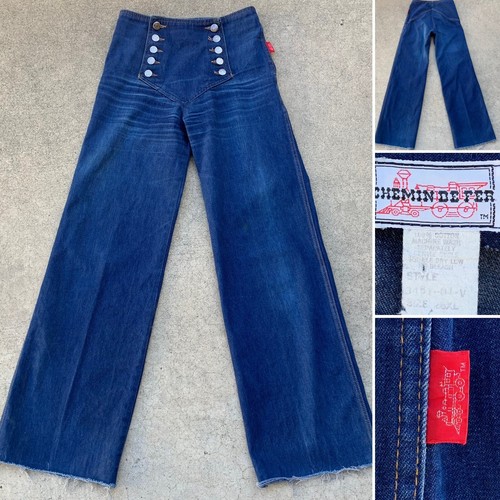 Fer jeans button front sailor style 