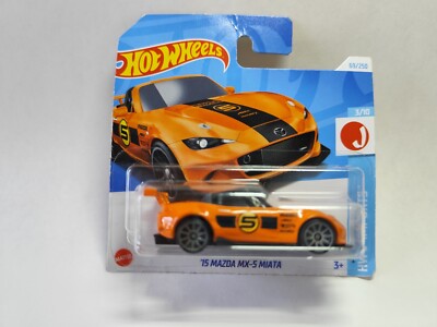 Hot Wheels 2015 Mazda MX-5 Miata orange Neu/OVP Roadster Auto Car HW Mattel ´15