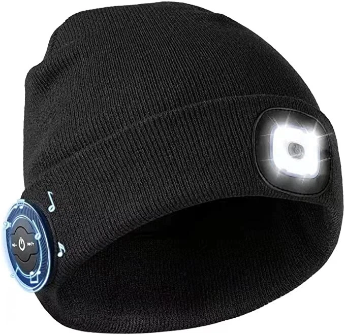 TANGCISON Bluetooth Beanie Hat, Unisex Upgraded Led Beanie Hat w/ Wireless Heat
Opens in a new windo