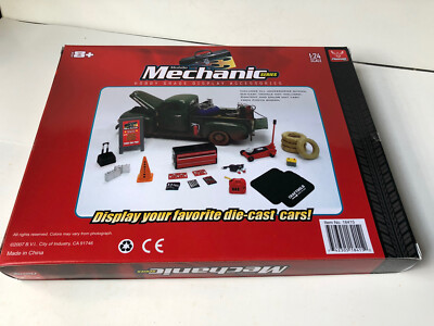 PHOENIX TOYS MECHANIC GARAGE ACCESSORIES TOOL SET FOR 1:24 SCALE