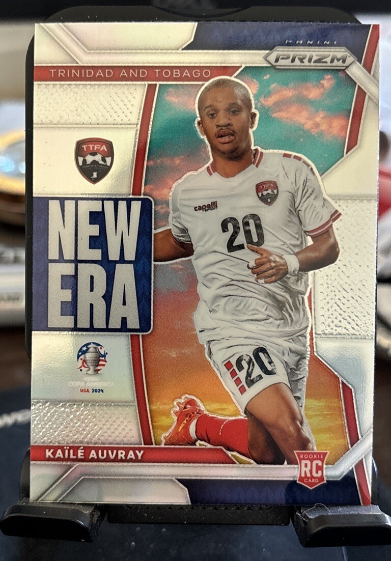 2024 Panini Prizm Copa America Kaile Auvray #15 New Era Silver
