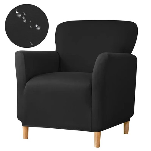 Spandex Stretch Armchair Slipcovers for Living Room Elastic Single Sofa Covers - Picture 26 of 31