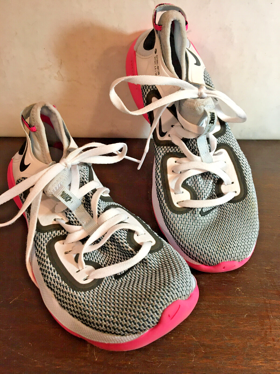 Women's Nike Running Shoes, AQ7487-400, Pink & White Size 6